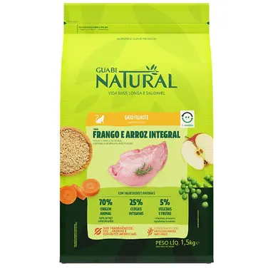 Guabi Natural Gatito Pollo y Arroz Integral