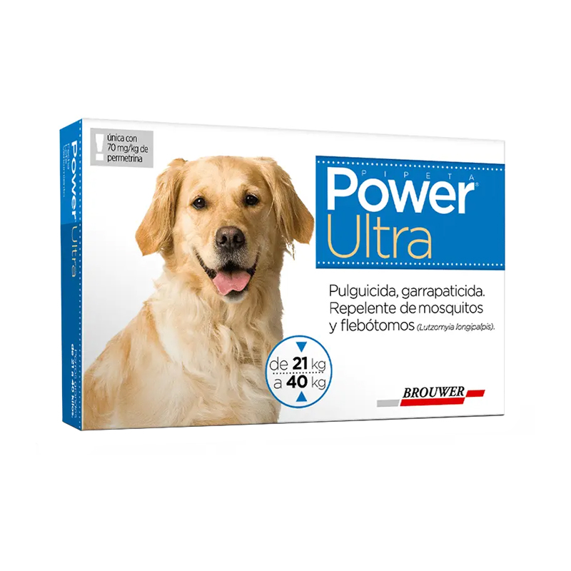 Antiparasitario Pipeta Power Ultra 21kg a 40kg